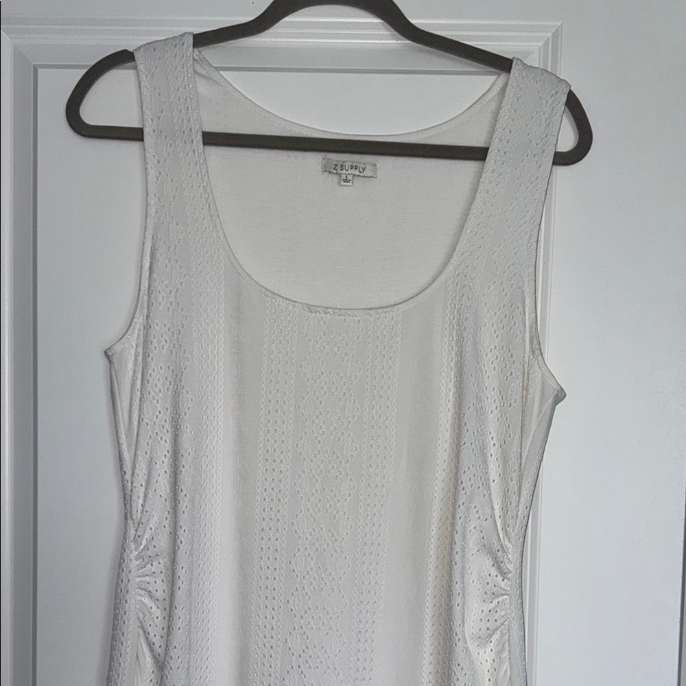 Z-Supply Lilian Knit Eyelet Midi Dress - large - Picture 4 of 8